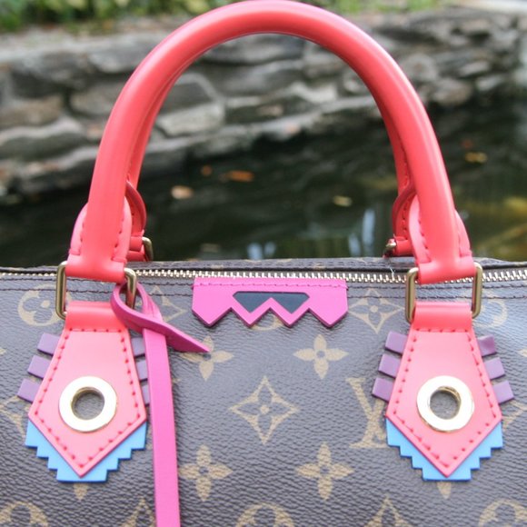 LOUIS VUITTON LIMITED EDITION MONOGRAM CANVAS SPEEDY 30 TOTEM-100% AUTHENTIC - Picture 8 of 16